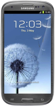 Смартфон Samsung Galaxy S3 GT-I9300 16Gb Titanium grey - Беслан